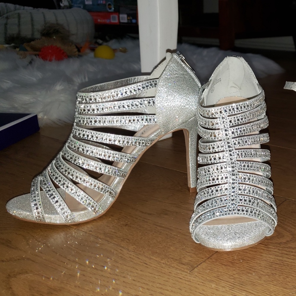 Silver heels